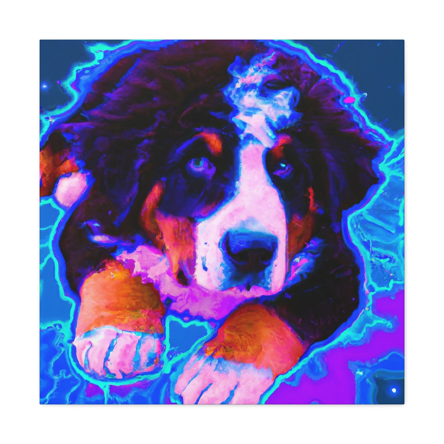 Countess Adelina von Stauffenberg - Bernese Mountain Dog - Canvas