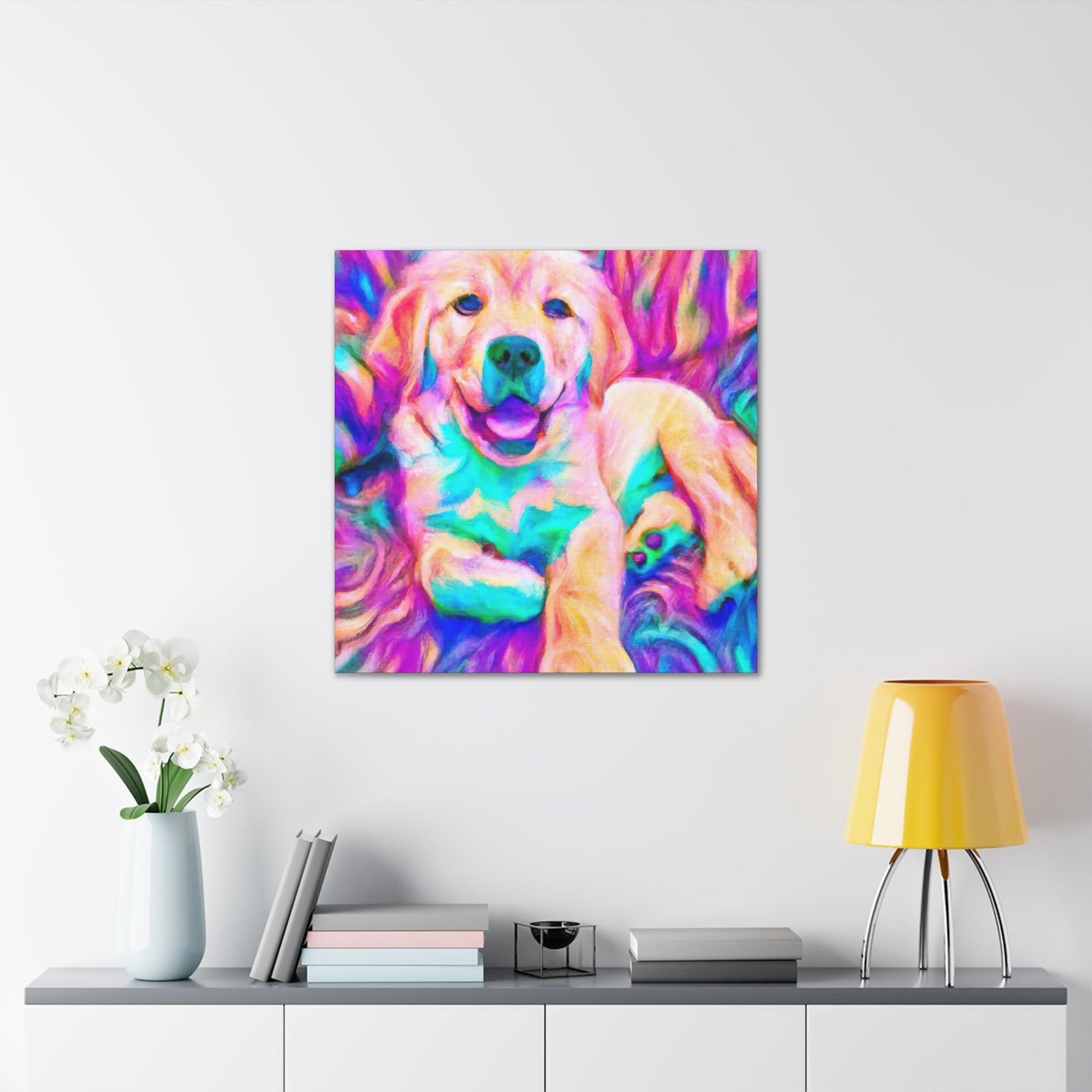 Countess Arabella of Lutwyche - Golden Retriever Puppy - Canvas