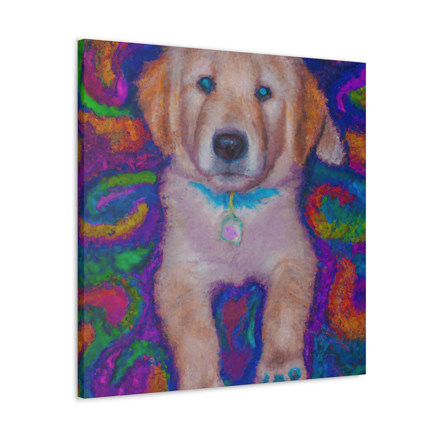 Lord Fausto Hopecliff - Golden Retriever Puppy - Canvas