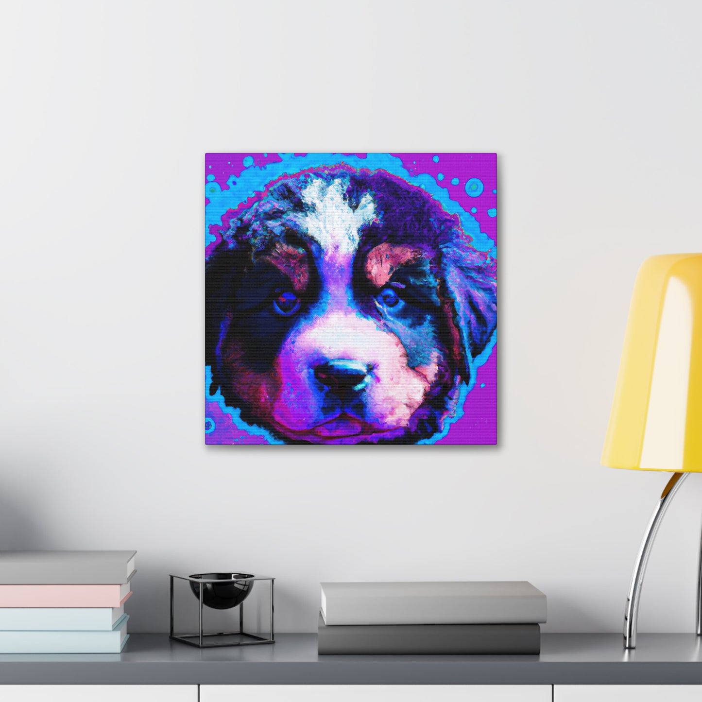 Queen Ellahanna of the Evercloaks - Bernese Mountain Dog - Canvas