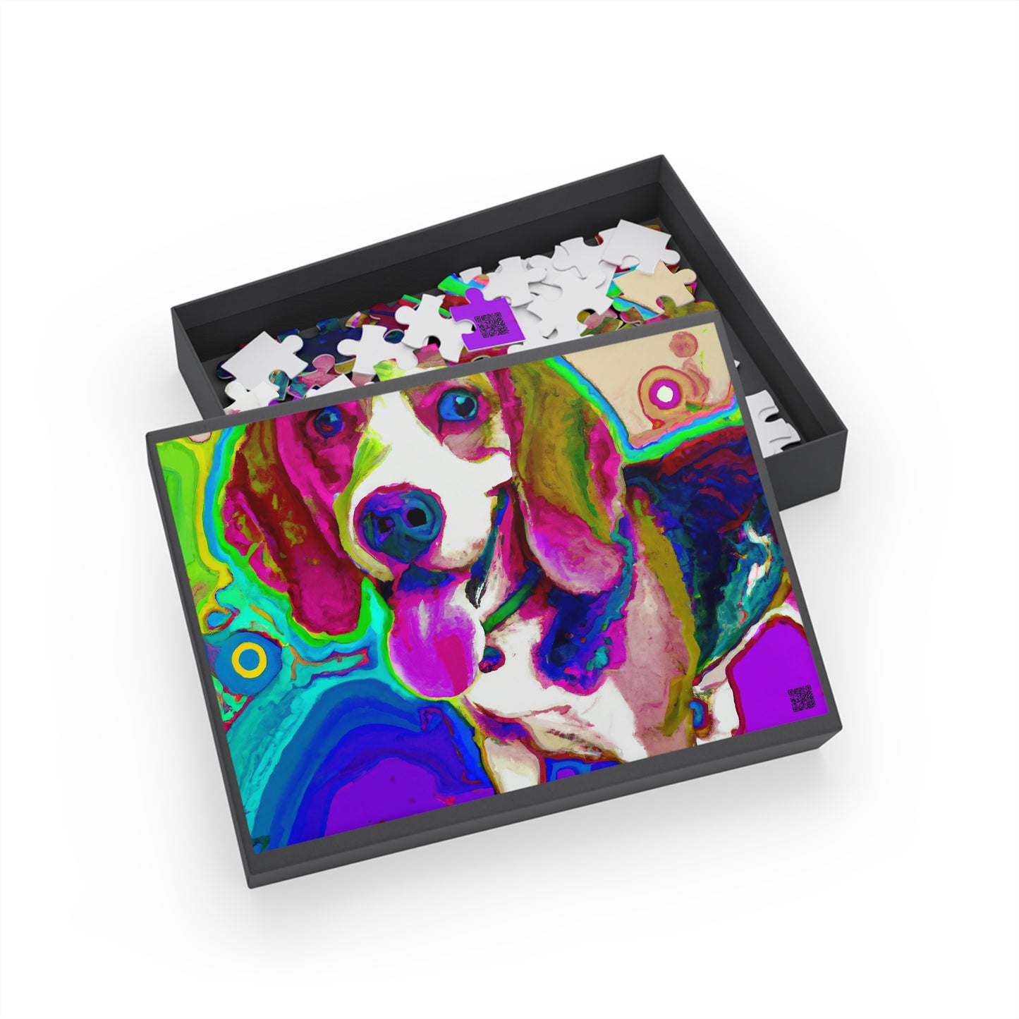 Reginard Lyforde, Painter of Royalty - Beagle Puppy - Puzzle