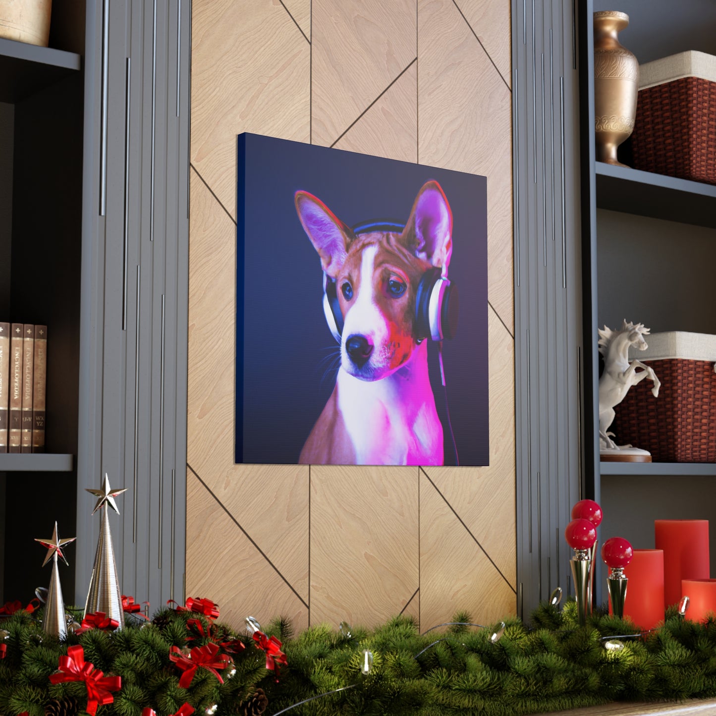 Dalia Ching-Nur - Basenji - Canvas