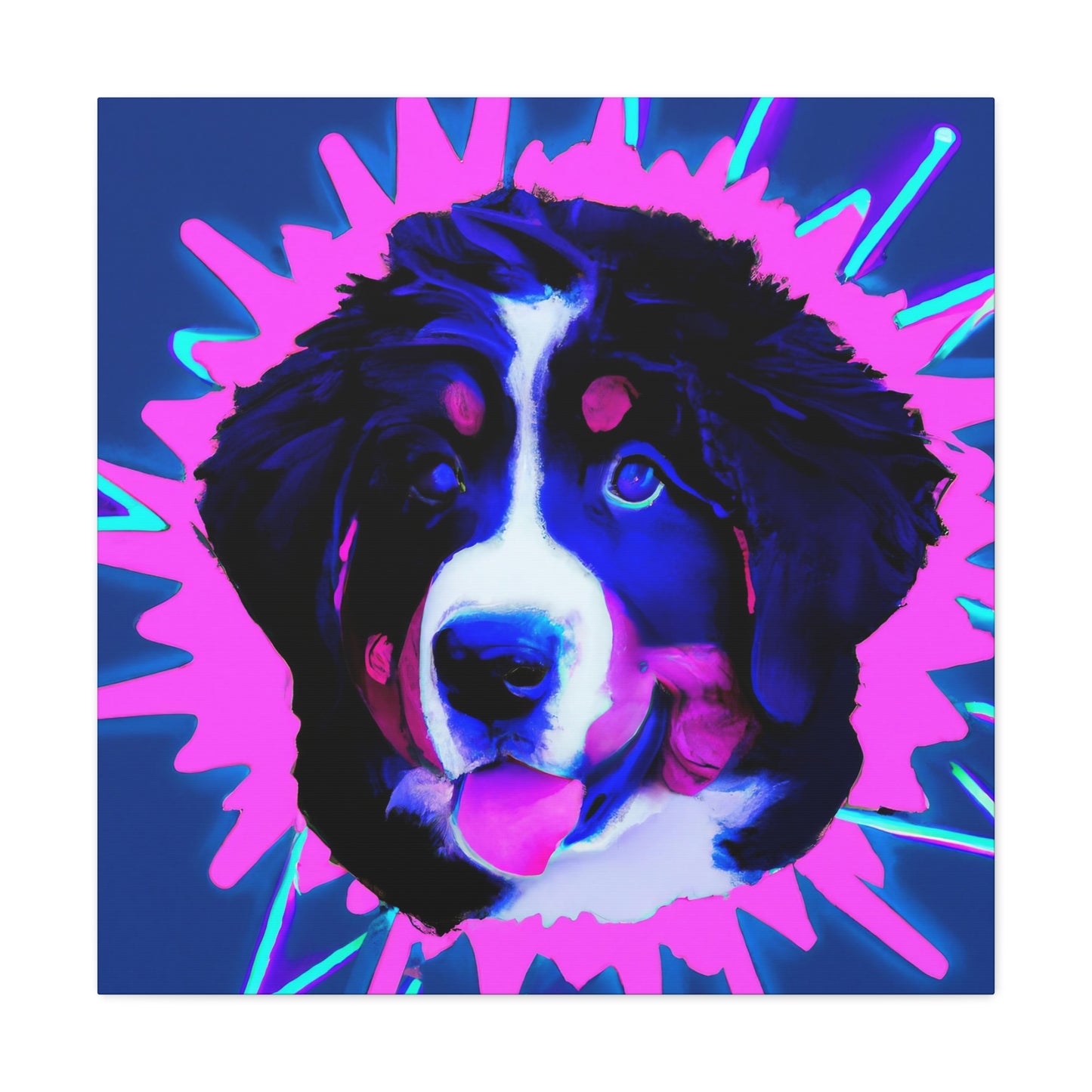 Princess Elodie von Bernhardzocher - Bernese Mountain Dog - Canvas