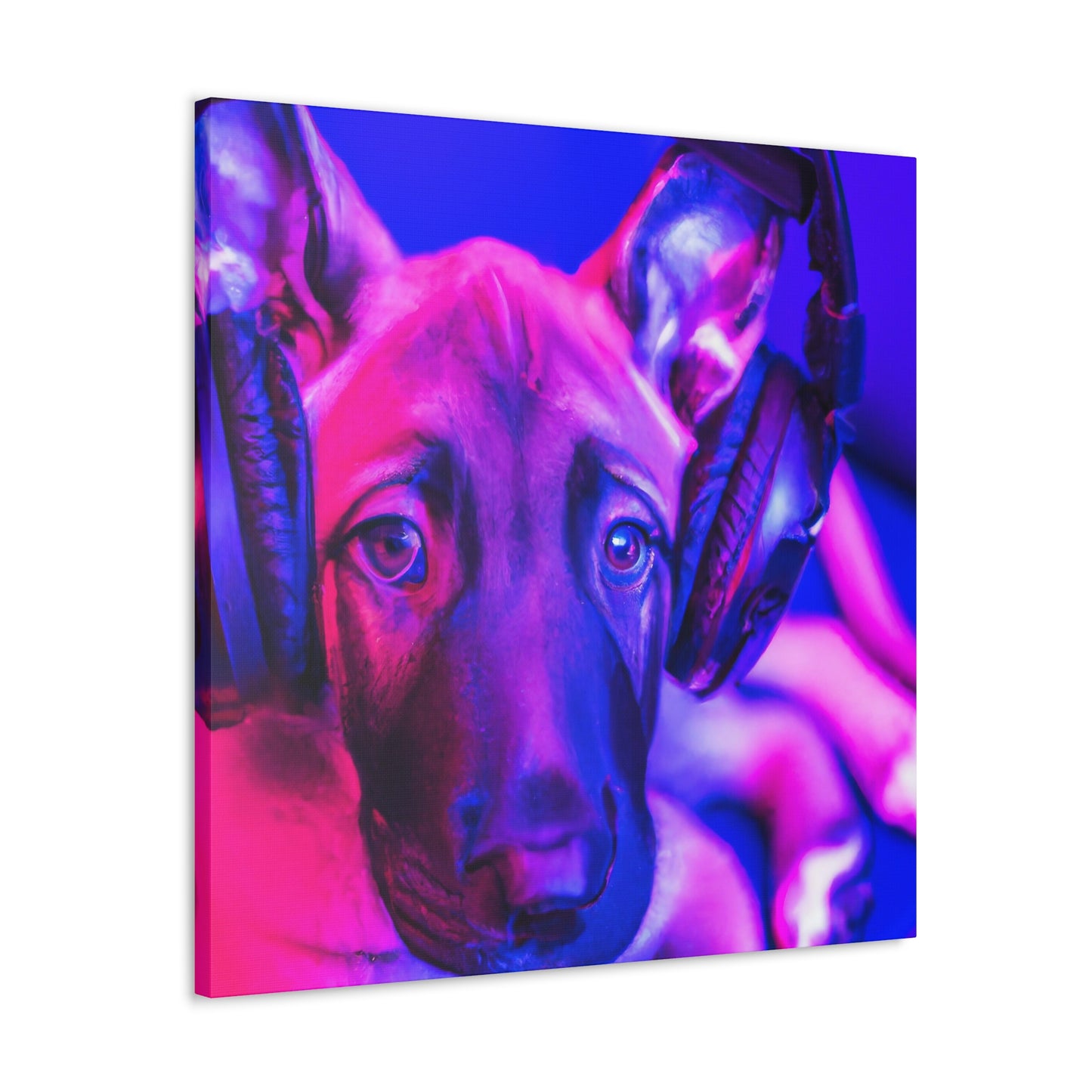 The Countess Adelaide Valerian leDuc - Belgian Malinois - Canvas