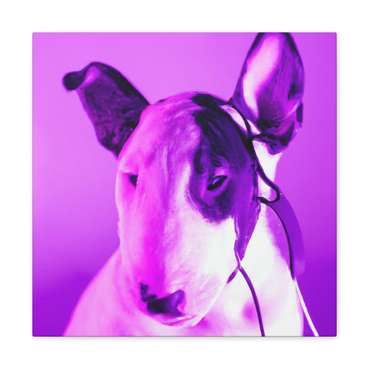 Hilda Richardson - Bull Terrier - Canvas