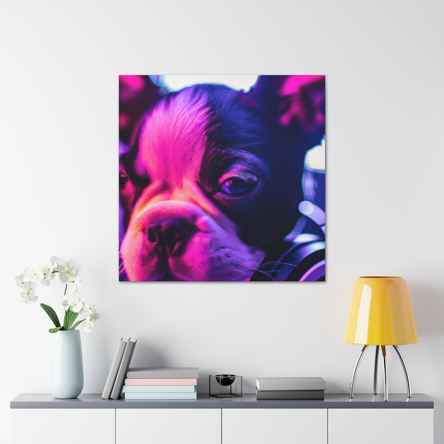 Princess Alexa of Boston - Boston Terrier - Canvas