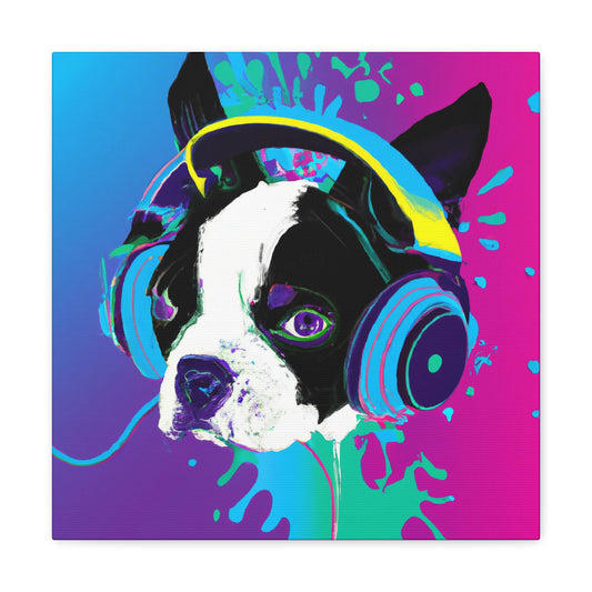 Tiberius Delacourt - Boston Terrier - Canvas