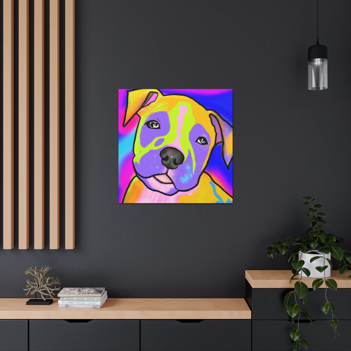 Rembrandt de Couronne - Pitbull Puppy - Canvas