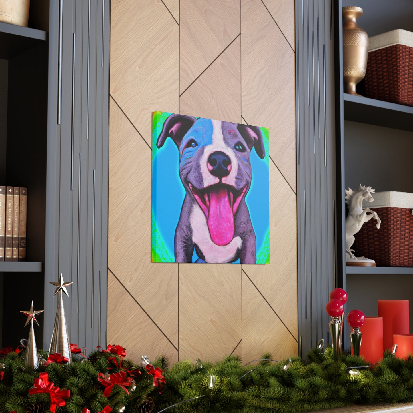 Celestina Elsanna de Veniela - Pitbull Puppy - Canvas