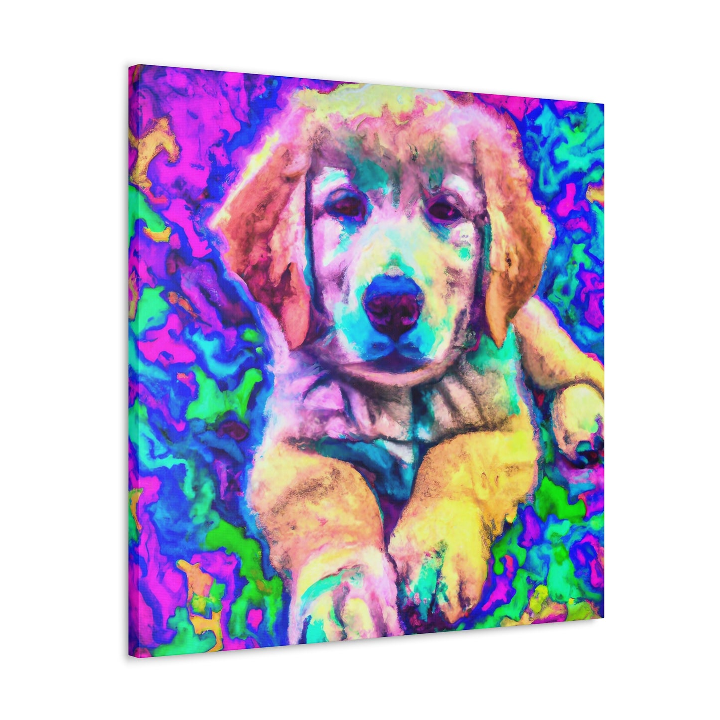 Baroness Adalva of Astana - Golden Retriever Puppy - Canvas