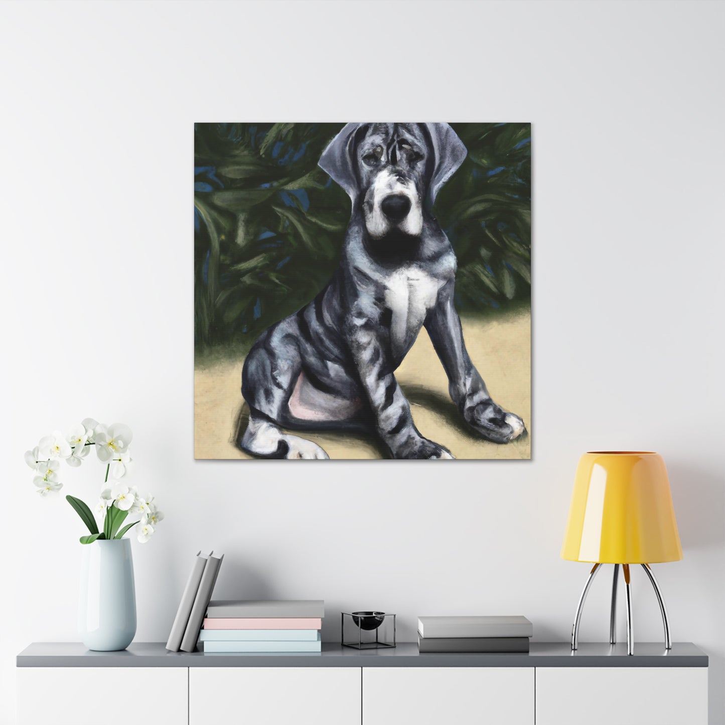 Dame Agneta de Valois - Great Dane - Canvas