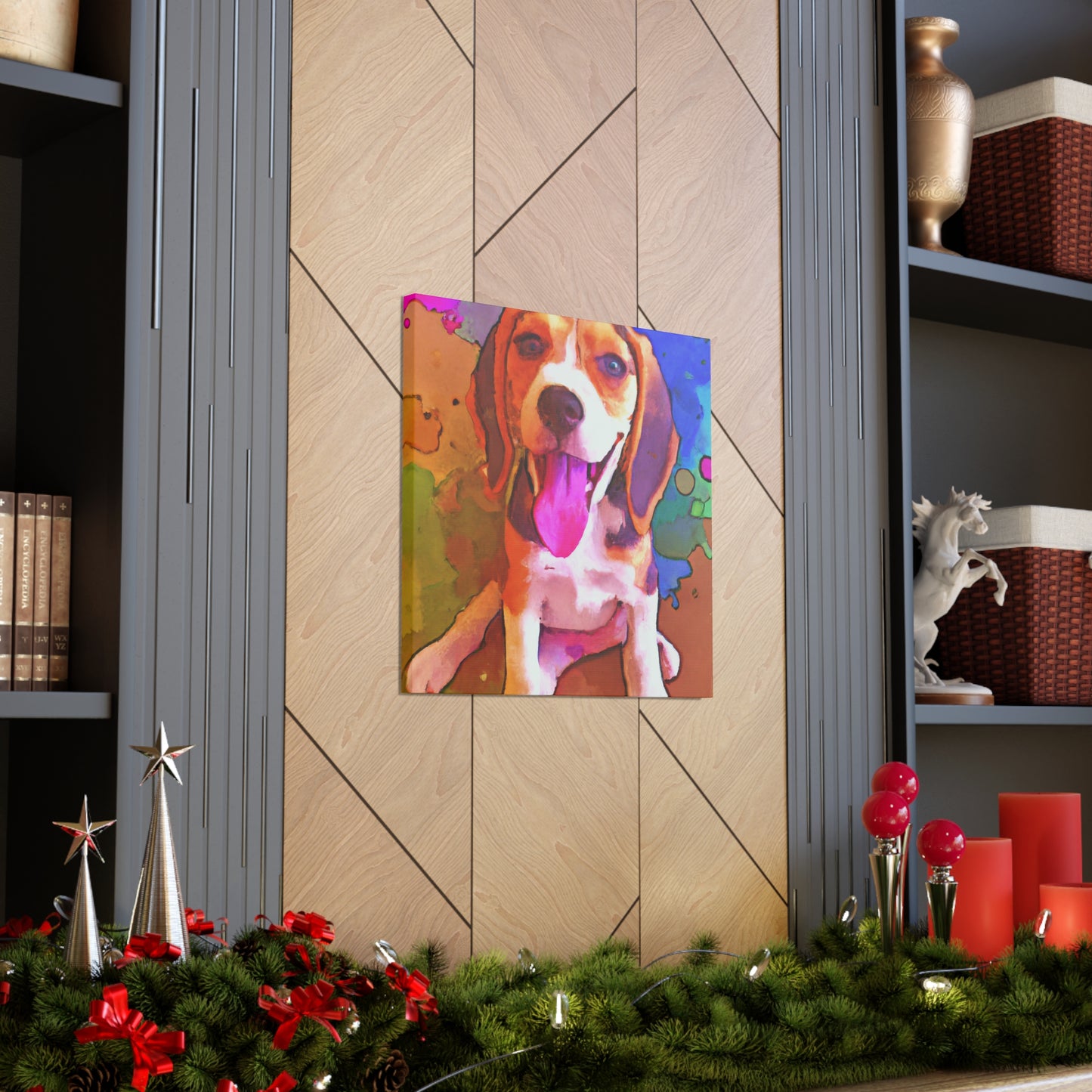 Josephine de la Rocque - Beagle Puppy - Canvas