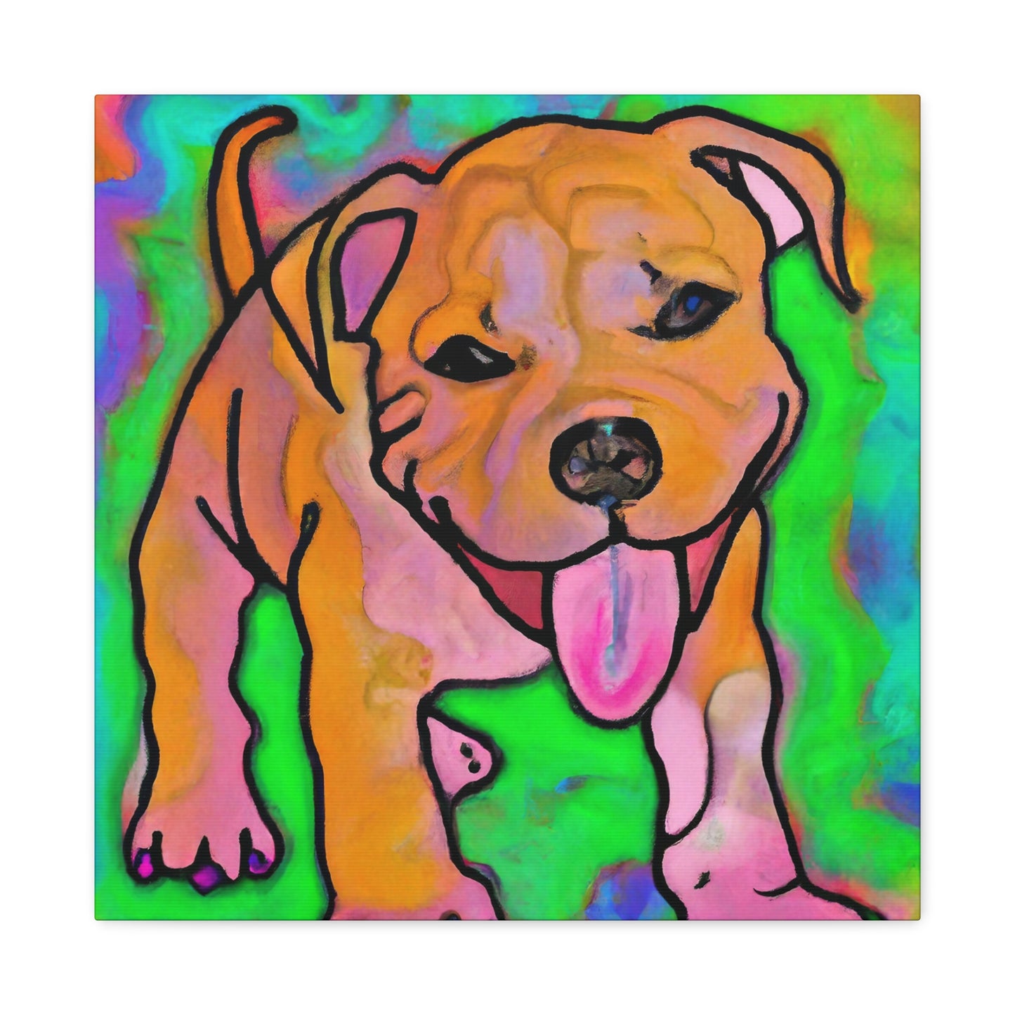 Aristonte Royaltye - Pitbull Puppy - Canvas