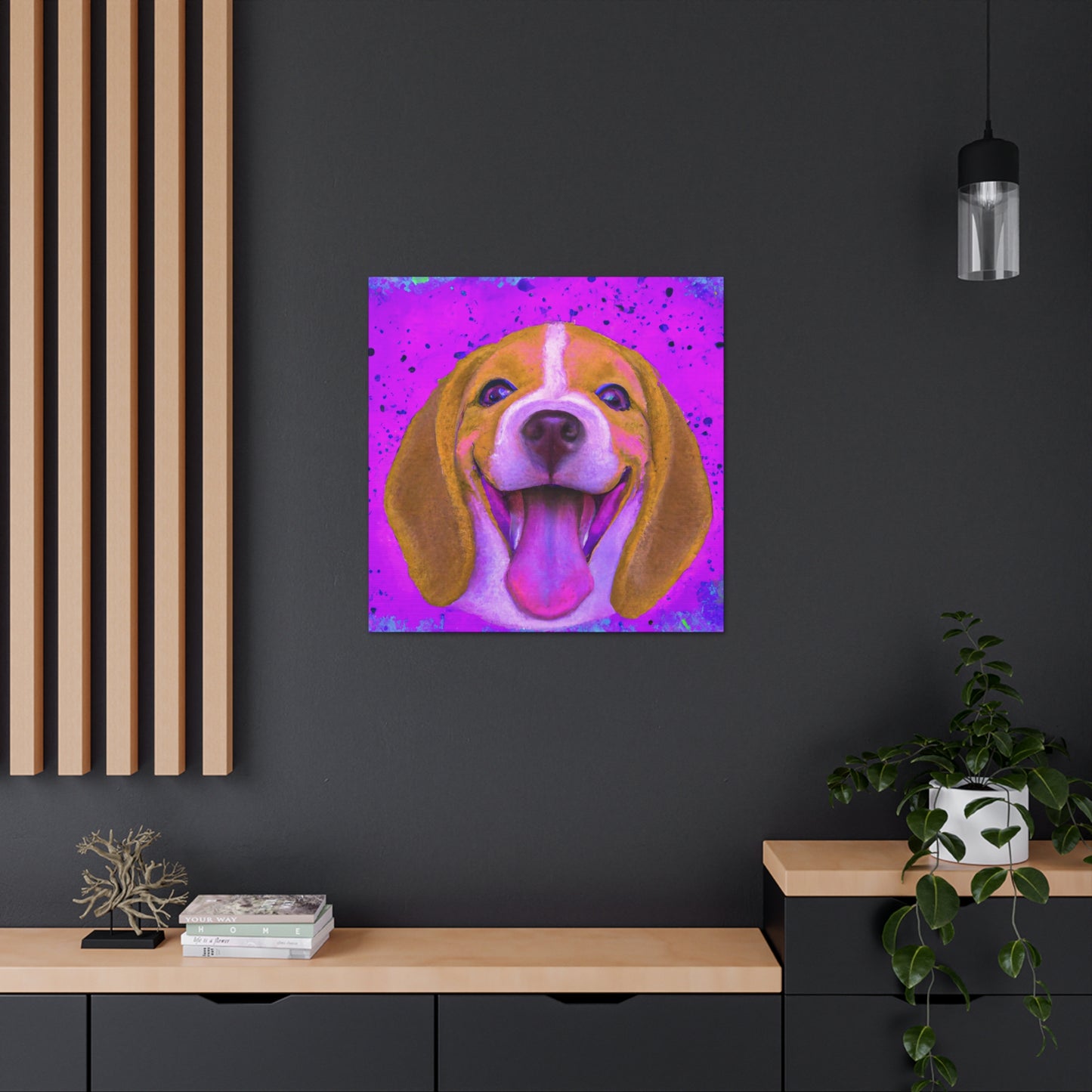 Prince Arturius the Magnificent - Beagle Puppy - Canvas