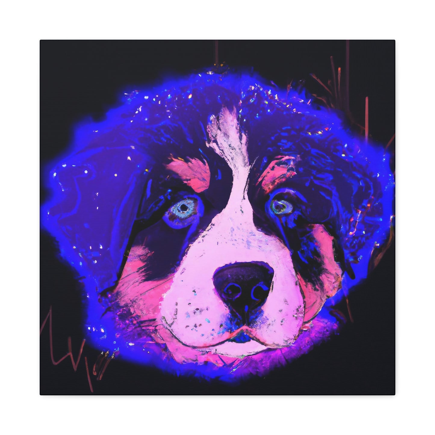 Princess Isabella De Montaltier of Zurich - Bernese Mountain Dog - Canvas