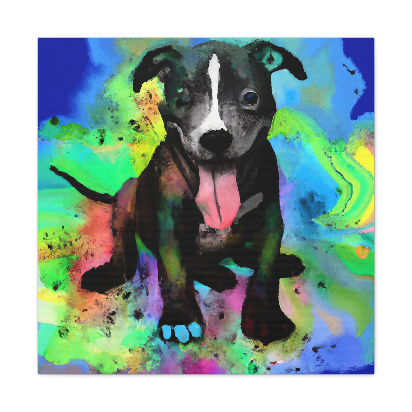 Isamon Emperius - Pitbull Puppy - Canvas