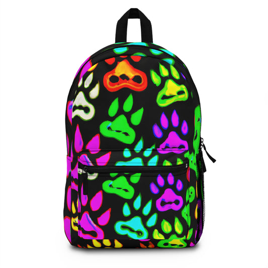 Hippolyte Couture - Paw Print - Backpack