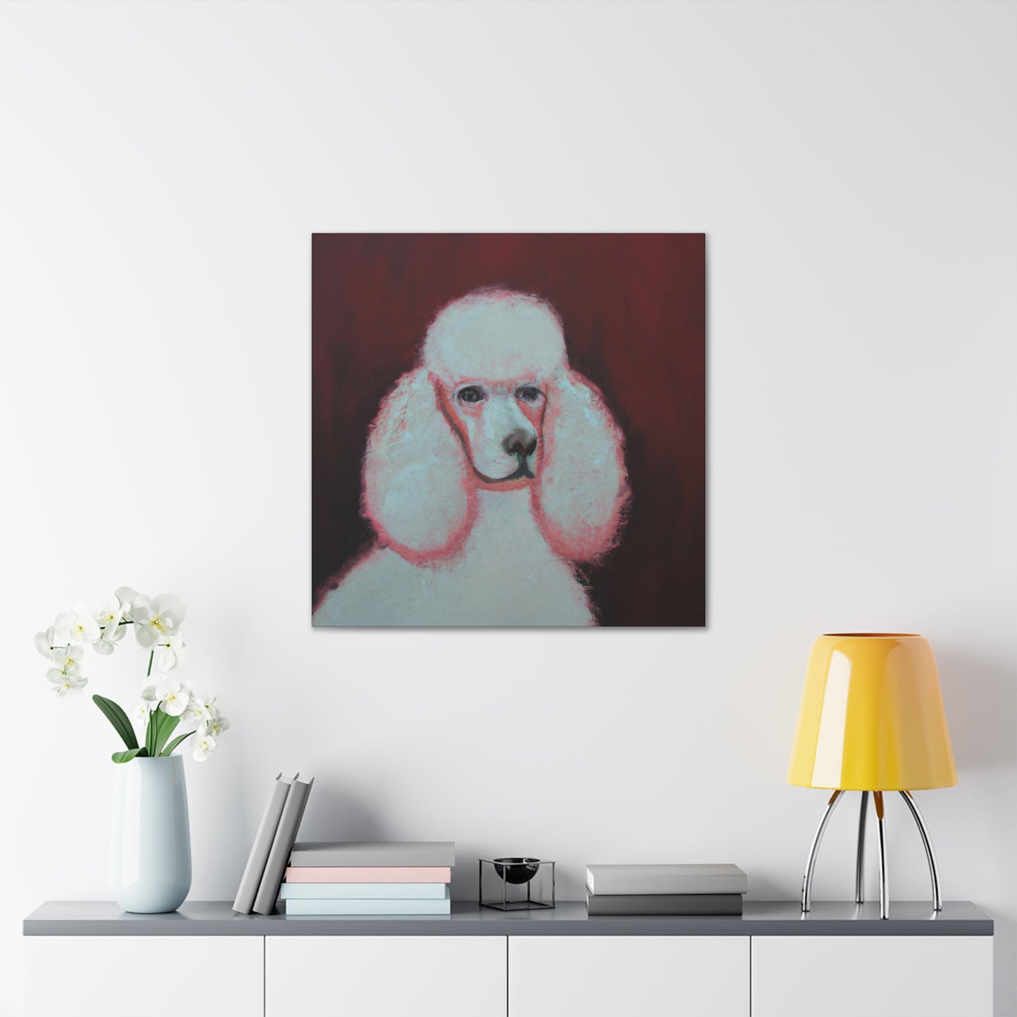 Lady Fedia of Rouen. - Poodle - Canvas