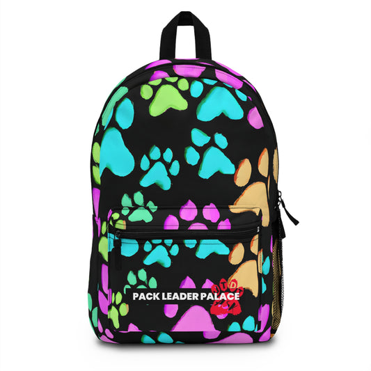 Emanielle Bleuzet - Paw Print - Backpack