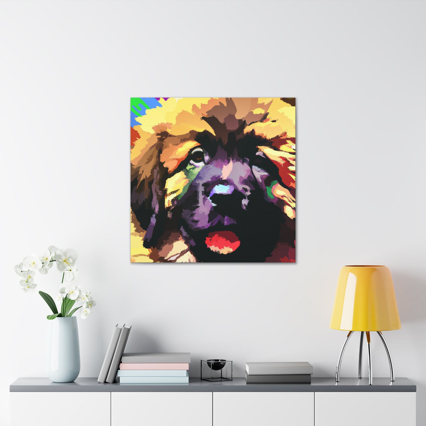 Ernstina von Theobald - Leonberger - Canvas