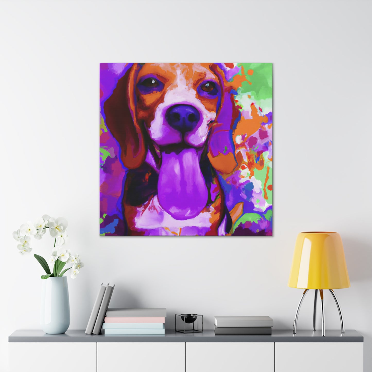 Duchess Adaliz de Monteleone - Beagle Puppy - Canvas