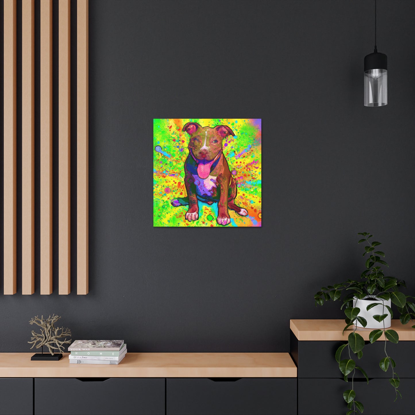 Princess Artemisa of Albion - Pitbull Puppy - Canvas