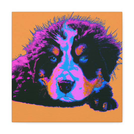 Prince Oskar von Fribourg-Ganegg - Bernese Mountain Dog - Canvas