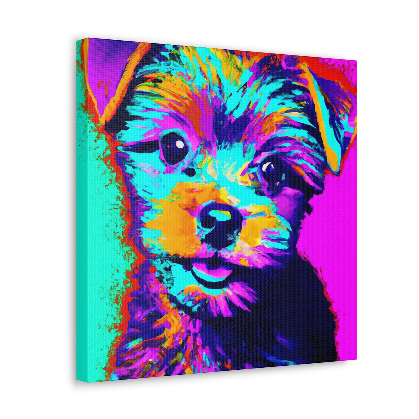 Afton Wilhemina de Winshire - Yorkie Puppy - Canvas