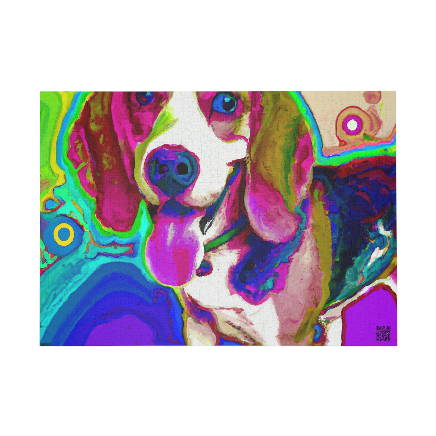 Reginard Lyforde, Painter of Royalty - Beagle Puppy - Puzzle