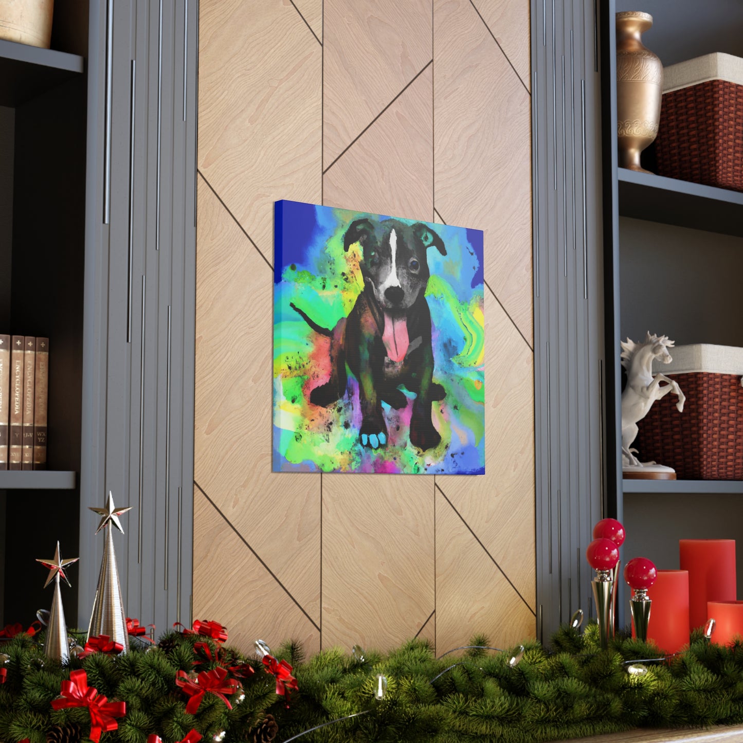 Isamon Emperius - Pitbull Puppy - Canvas