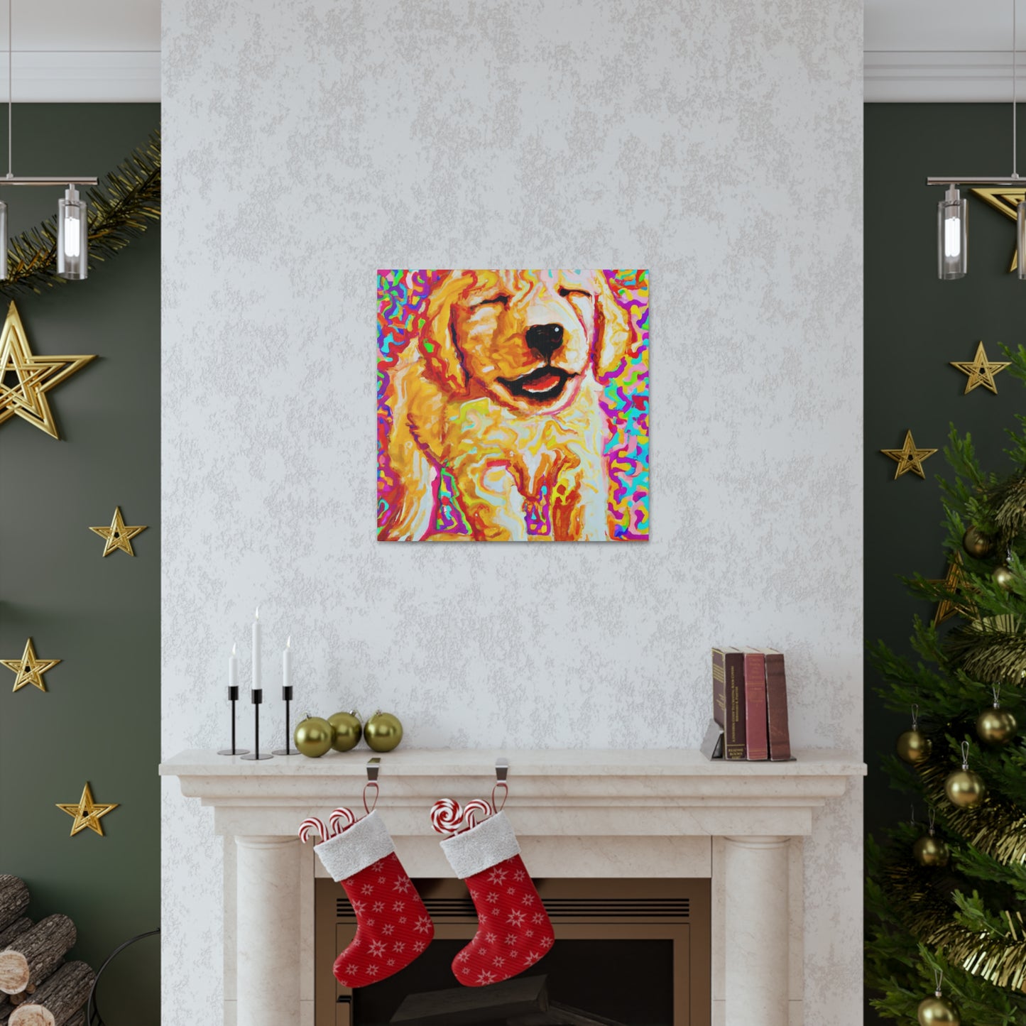 Prince Abilio de Iadesi. - Golden Retriever Puppy - Canvas