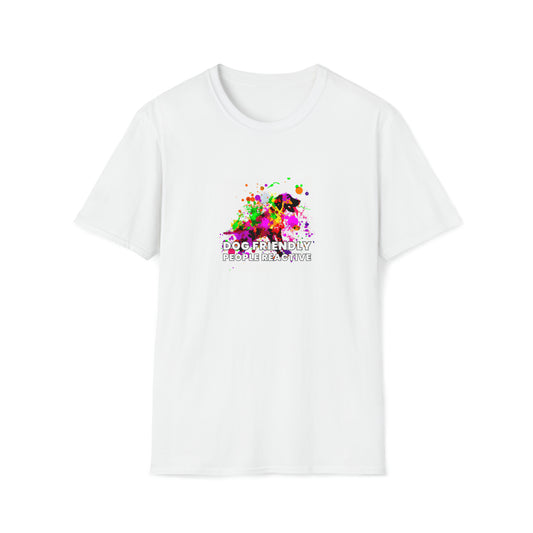 G-Funk Clothing - "Dog Friendly, People Reactive" (colored swirl) Unisex Tee