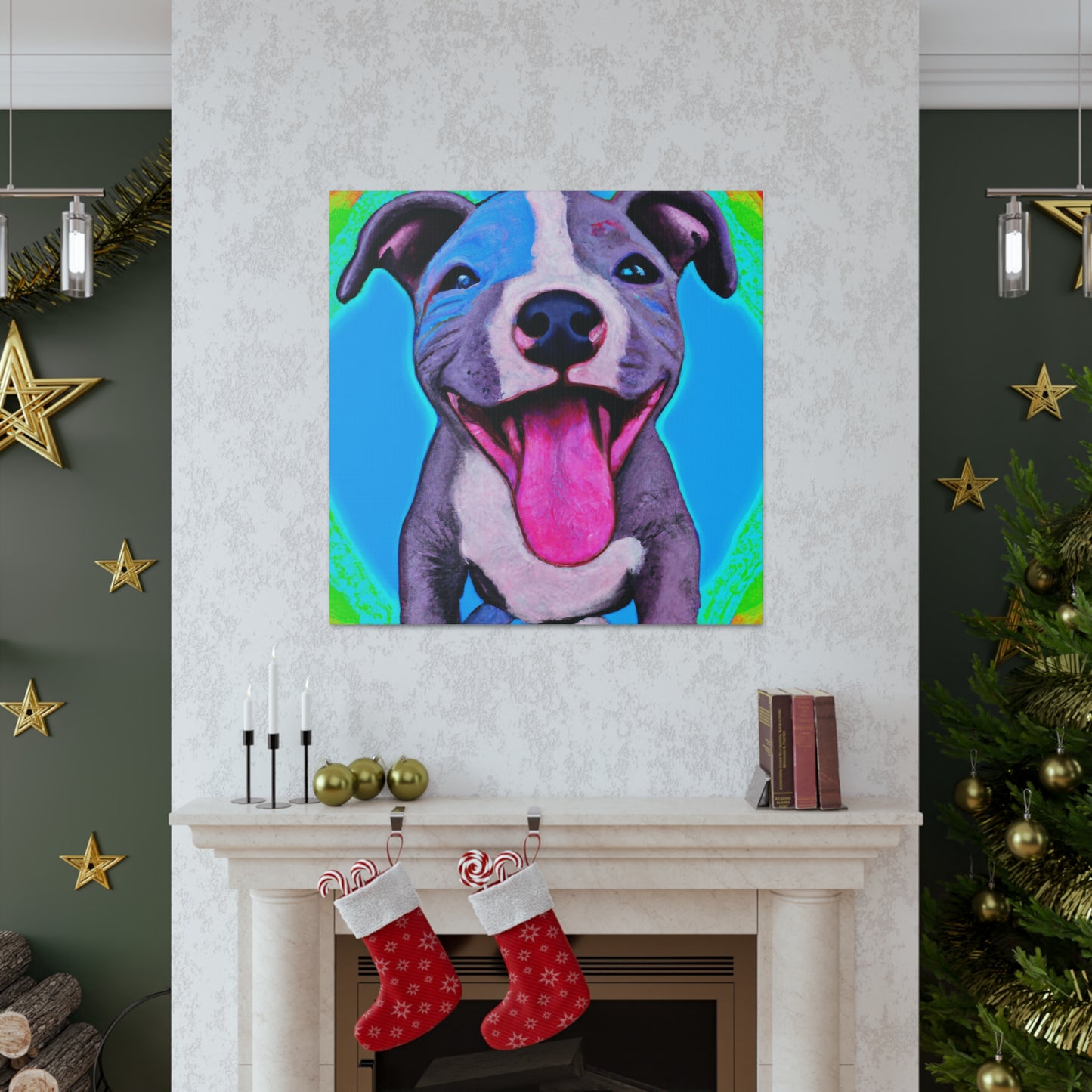 Celestina Elsanna de Veniela - Pitbull Puppy - Canvas