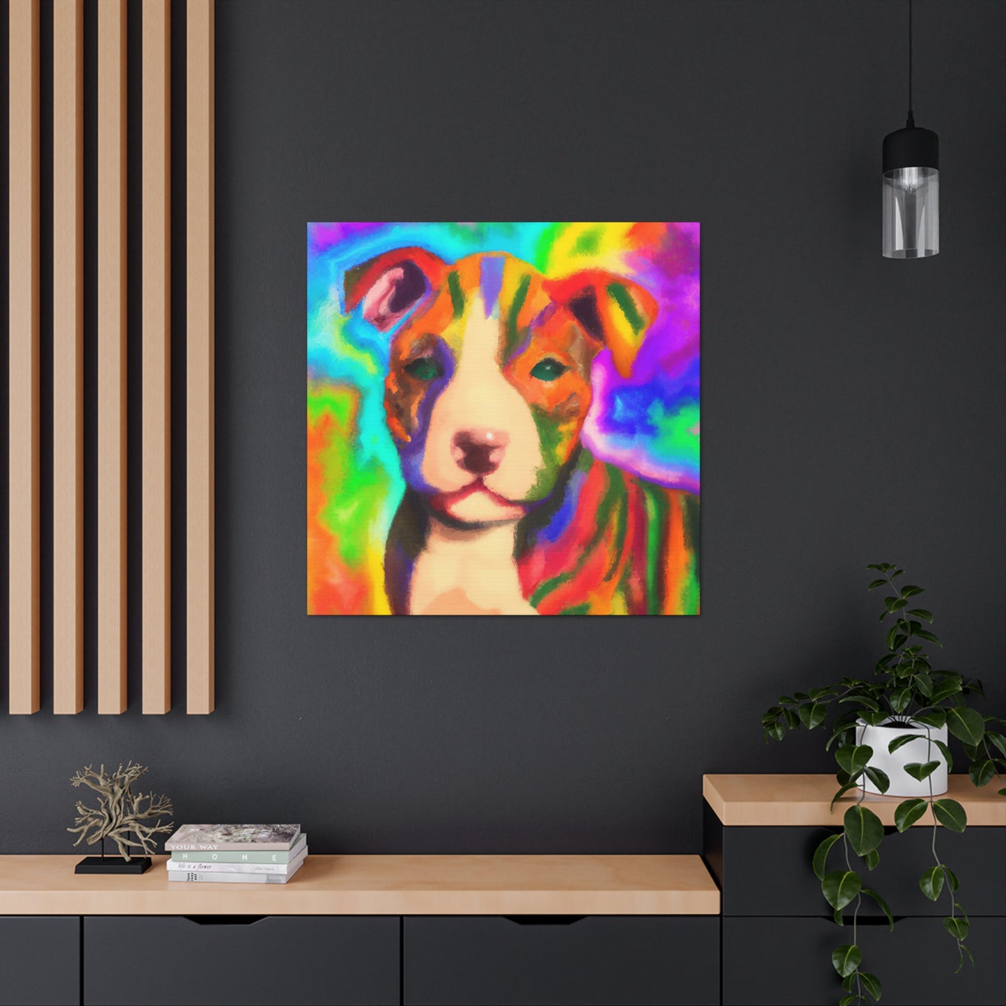 Countess Aurora Delacroix - Pitbull Puppy - Canvas