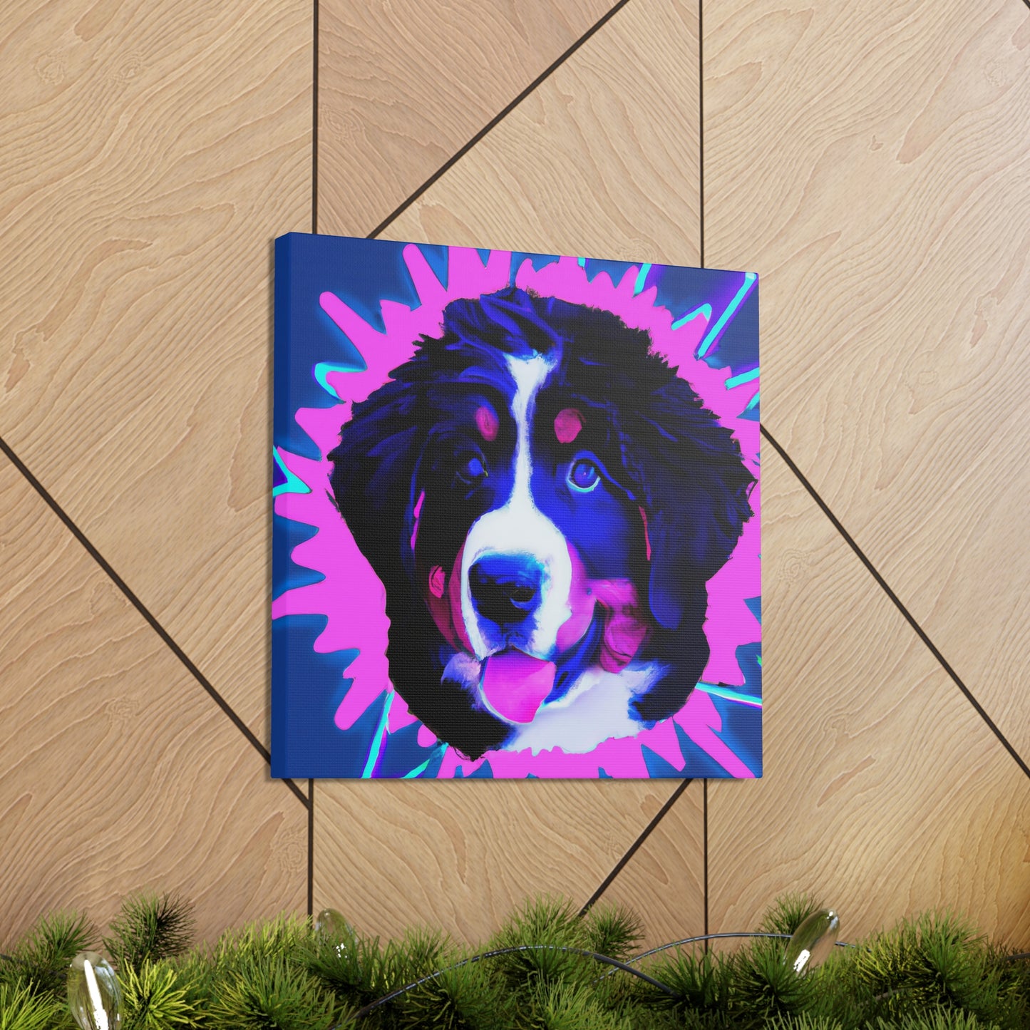 Princess Elodie von Bernhardzocher - Bernese Mountain Dog - Canvas