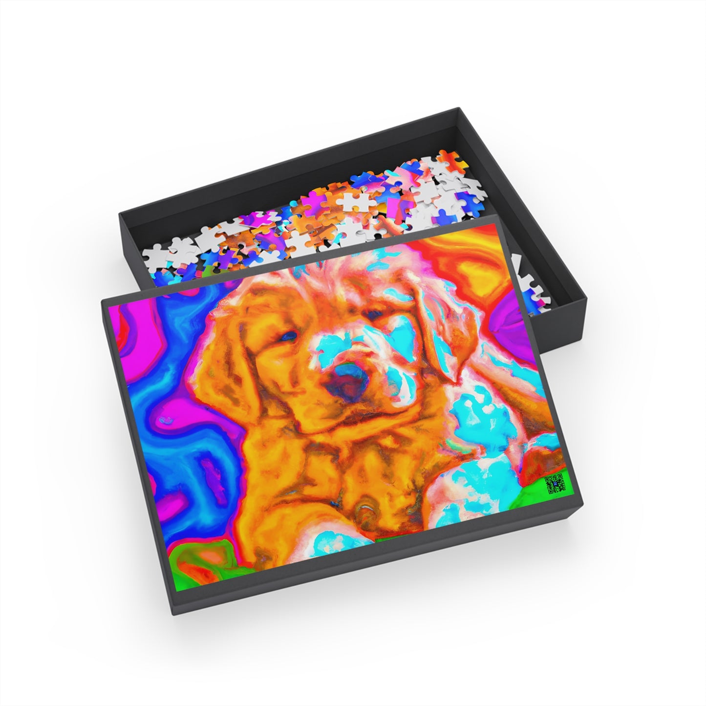 Florentine Grandpierre - Golden Retriever Puppy - Puzzle