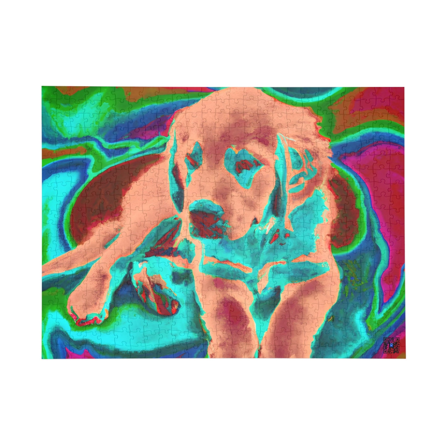 Aurélie Exploration. - Golden Retriever Puppy - Puzzle