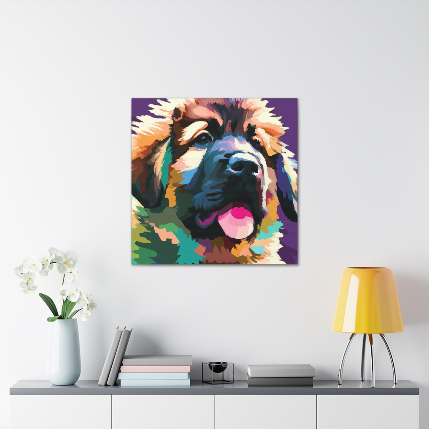 Baroness Aemilia von Preuss - Leonberger - Canvas