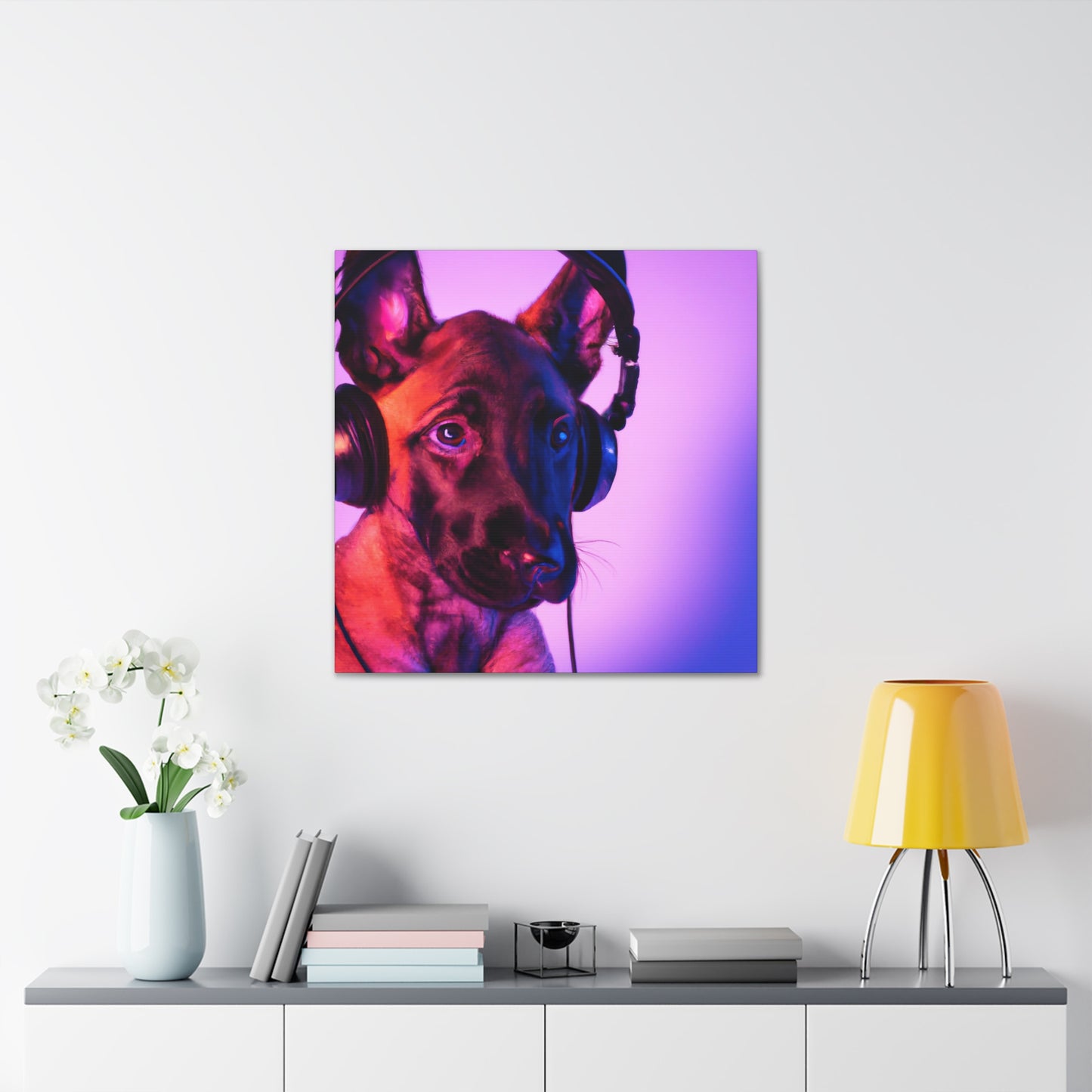 Countess Thalia of Flanders - Belgian Malinois - Canvas