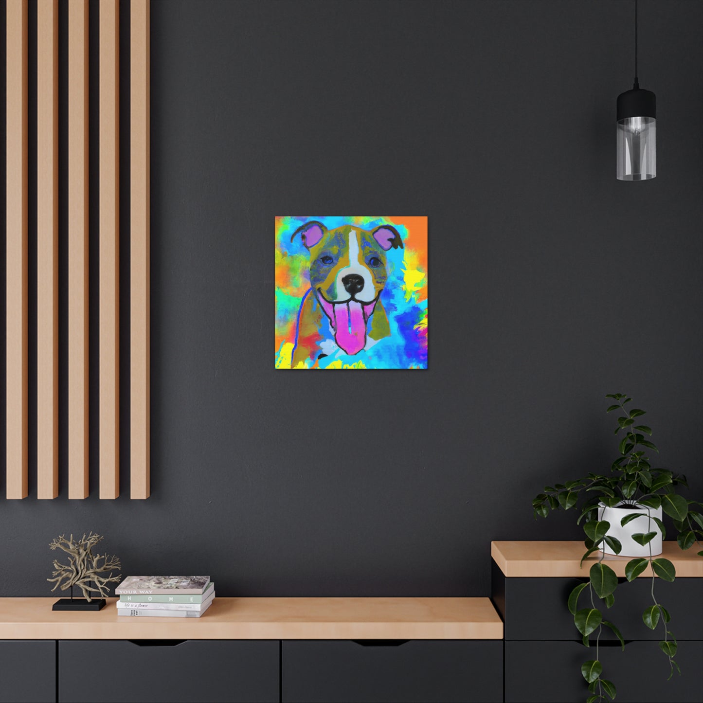 The Royal Painter - Lady Augusta Sommerset - Pitbull Puppy - Canvas