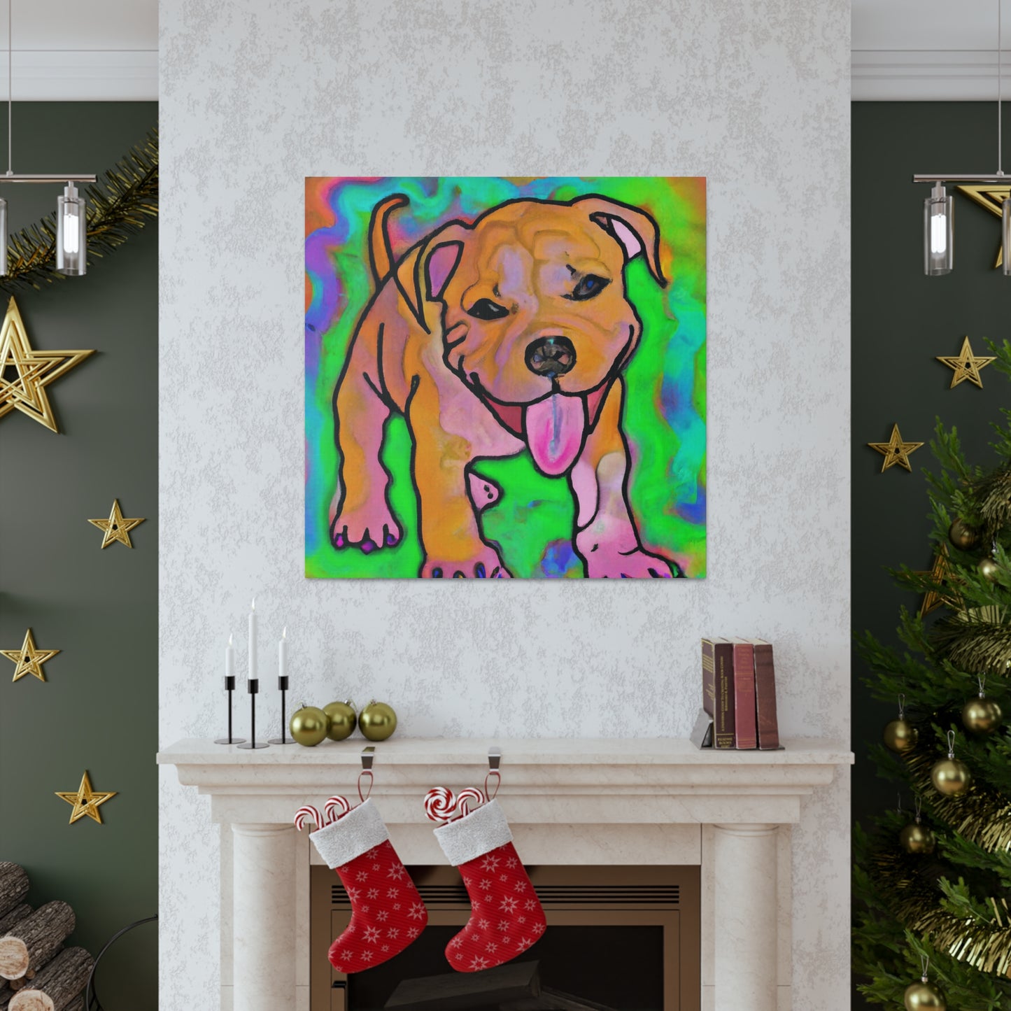 Aristonte Royaltye - Pitbull Puppy - Canvas