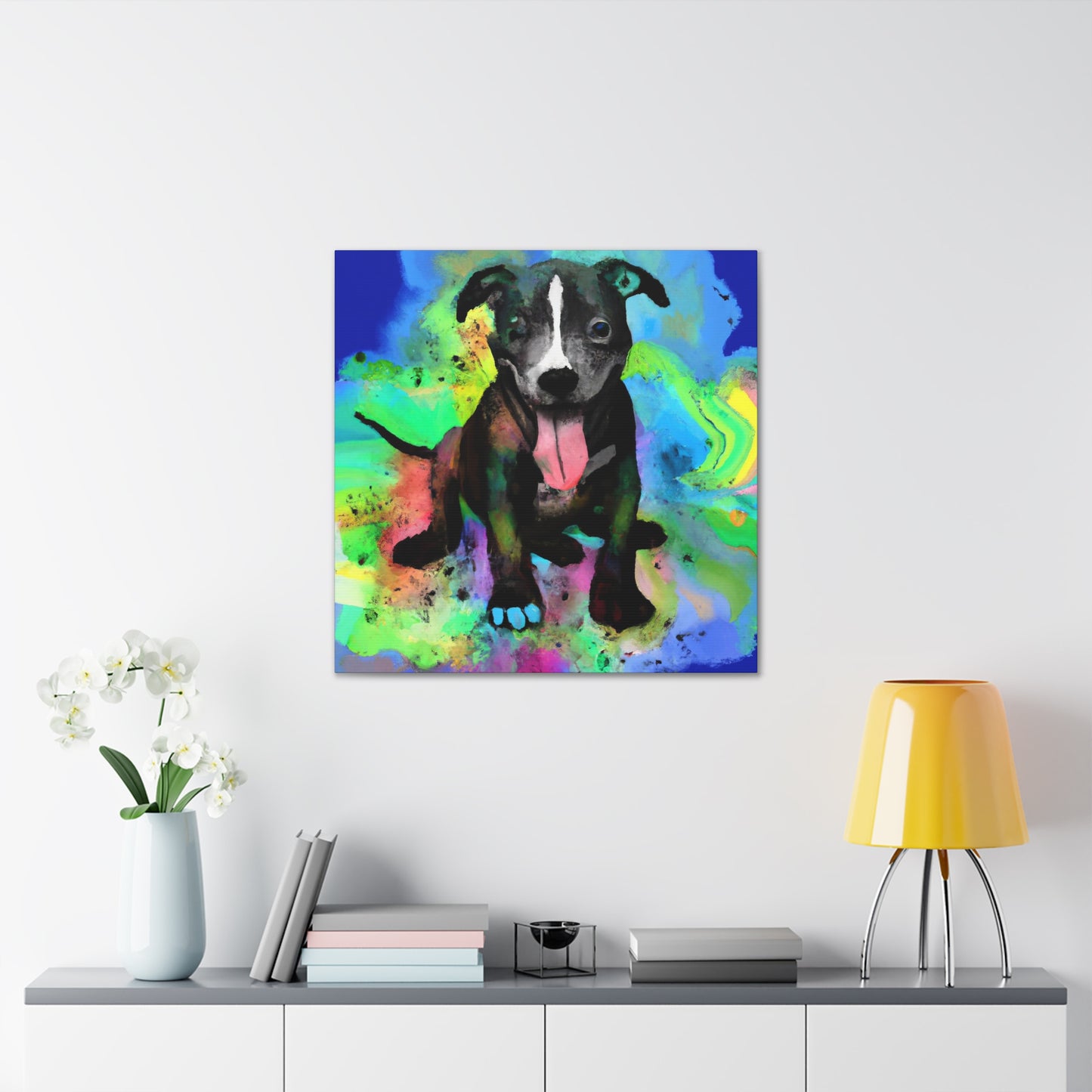 Isamon Emperius - Pitbull Puppy - Canvas