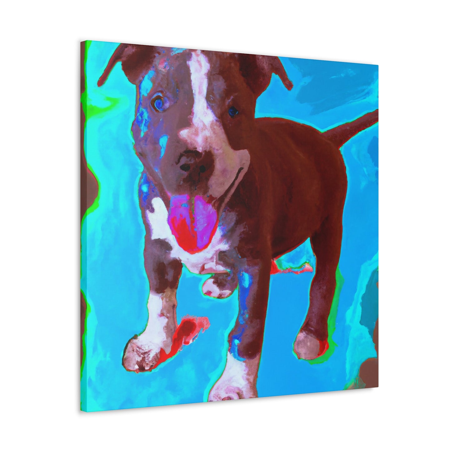 Rivana Von Rothshausen - Pitbull Puppy - Canvas