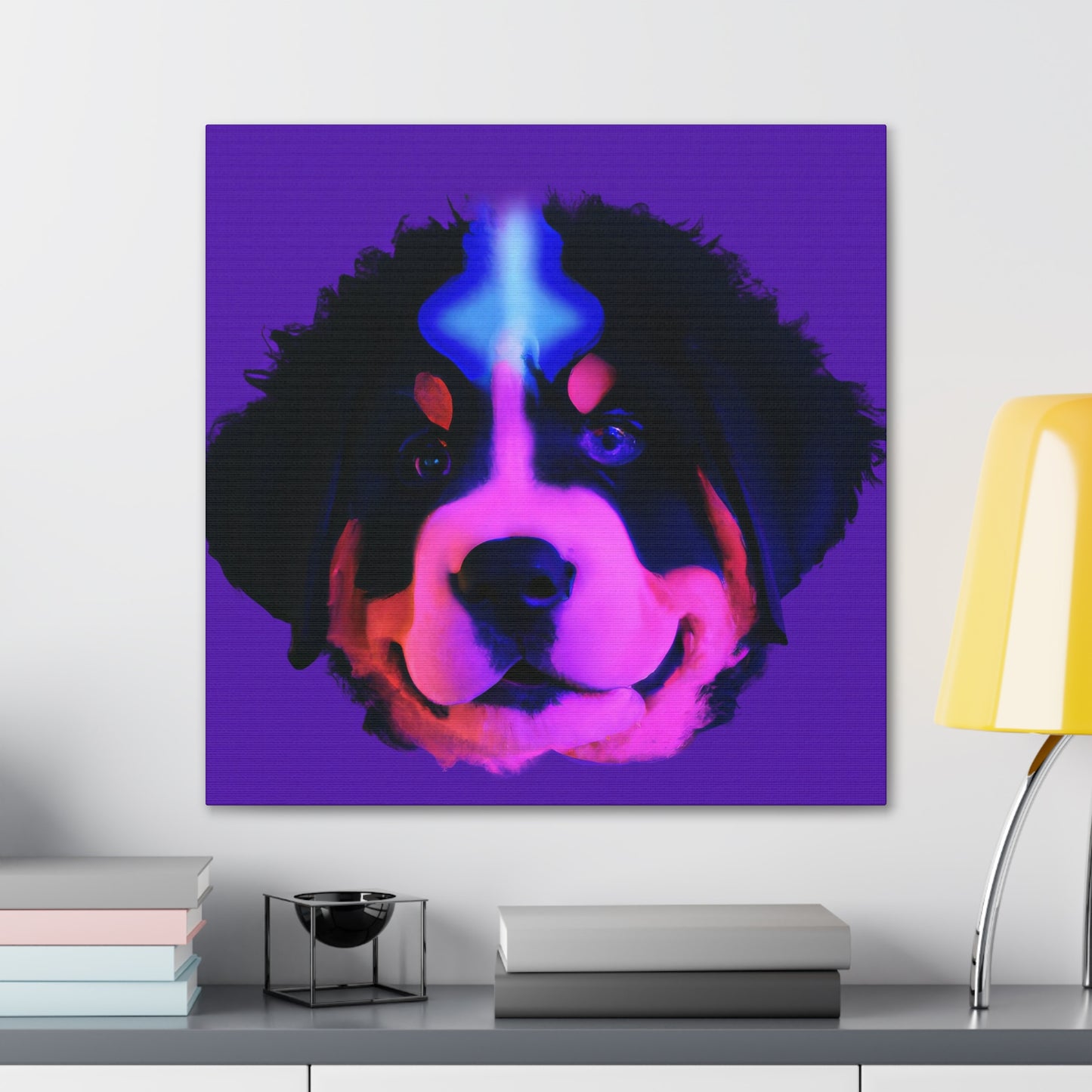 Countess Astrid von Basel - Bernese Mountain Dog - Canvas