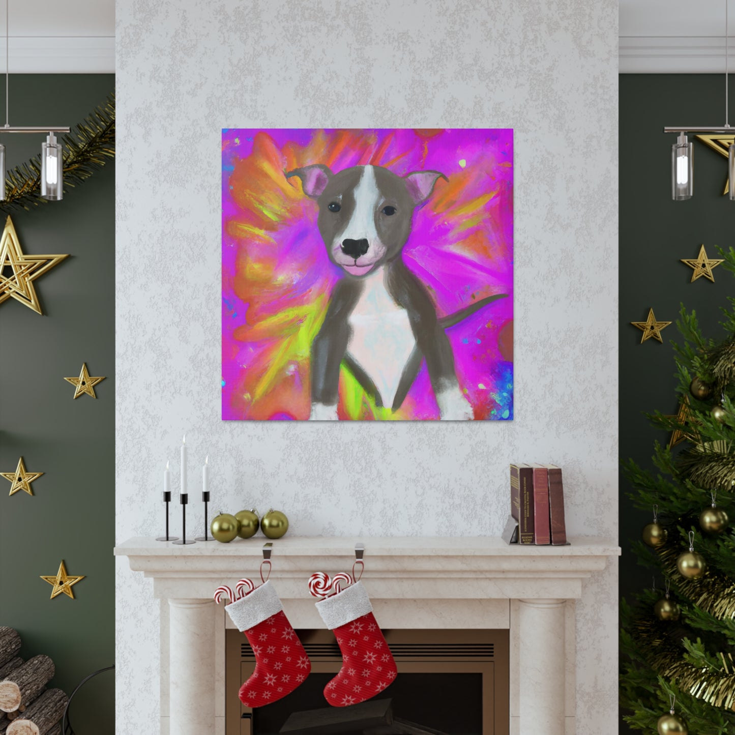 Artemisaristea Royaltea - Pitbull Puppy - Canvas