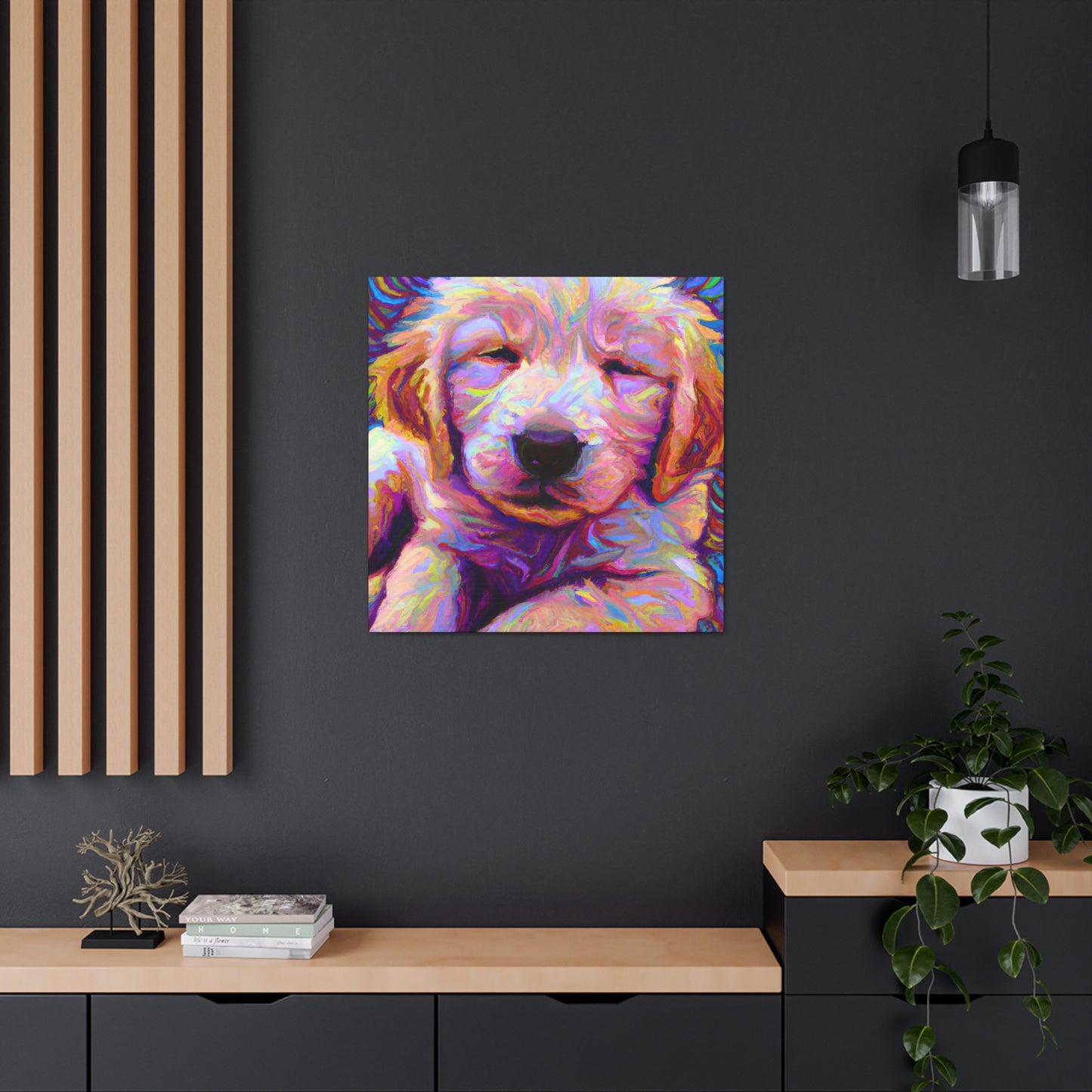 Titianus DeAristocratia - Golden Retriever Puppy - Canvas