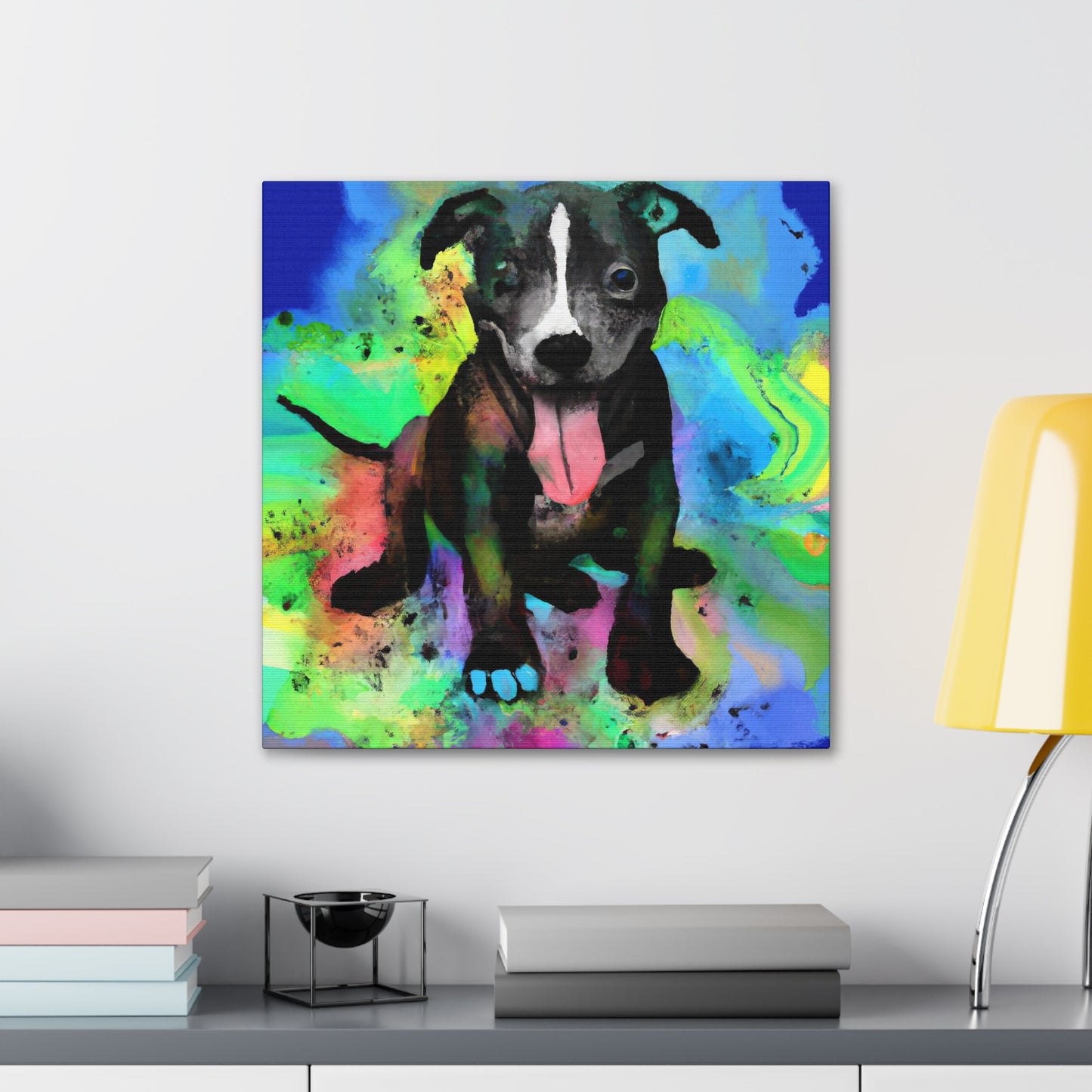 Isamon Emperius - Pitbull Puppy - Canvas