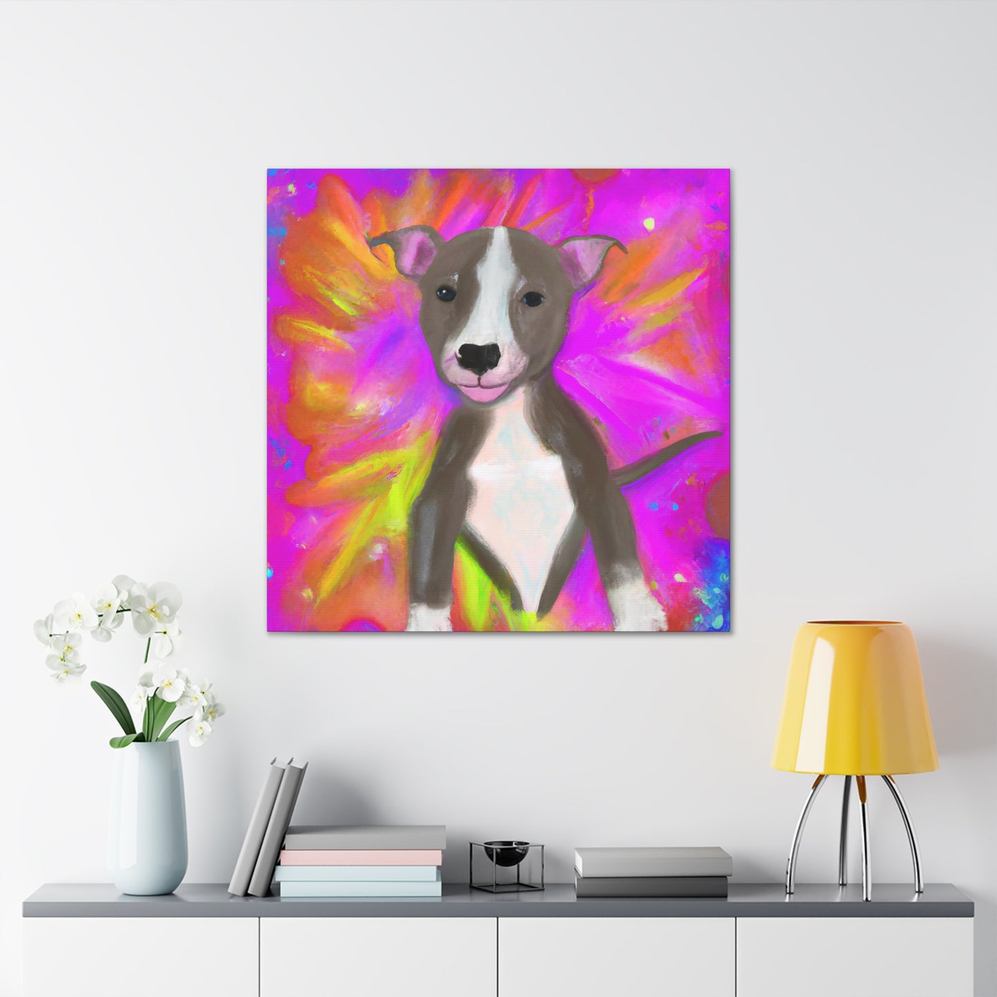 Artemisaristea Royaltea - Pitbull Puppy - Canvas