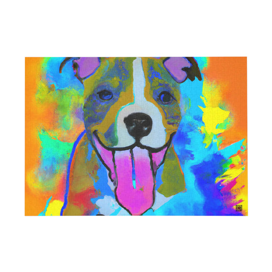 The Royal Painter - Lady Augusta Sommerset - Pitbull Puppy - Puzzle