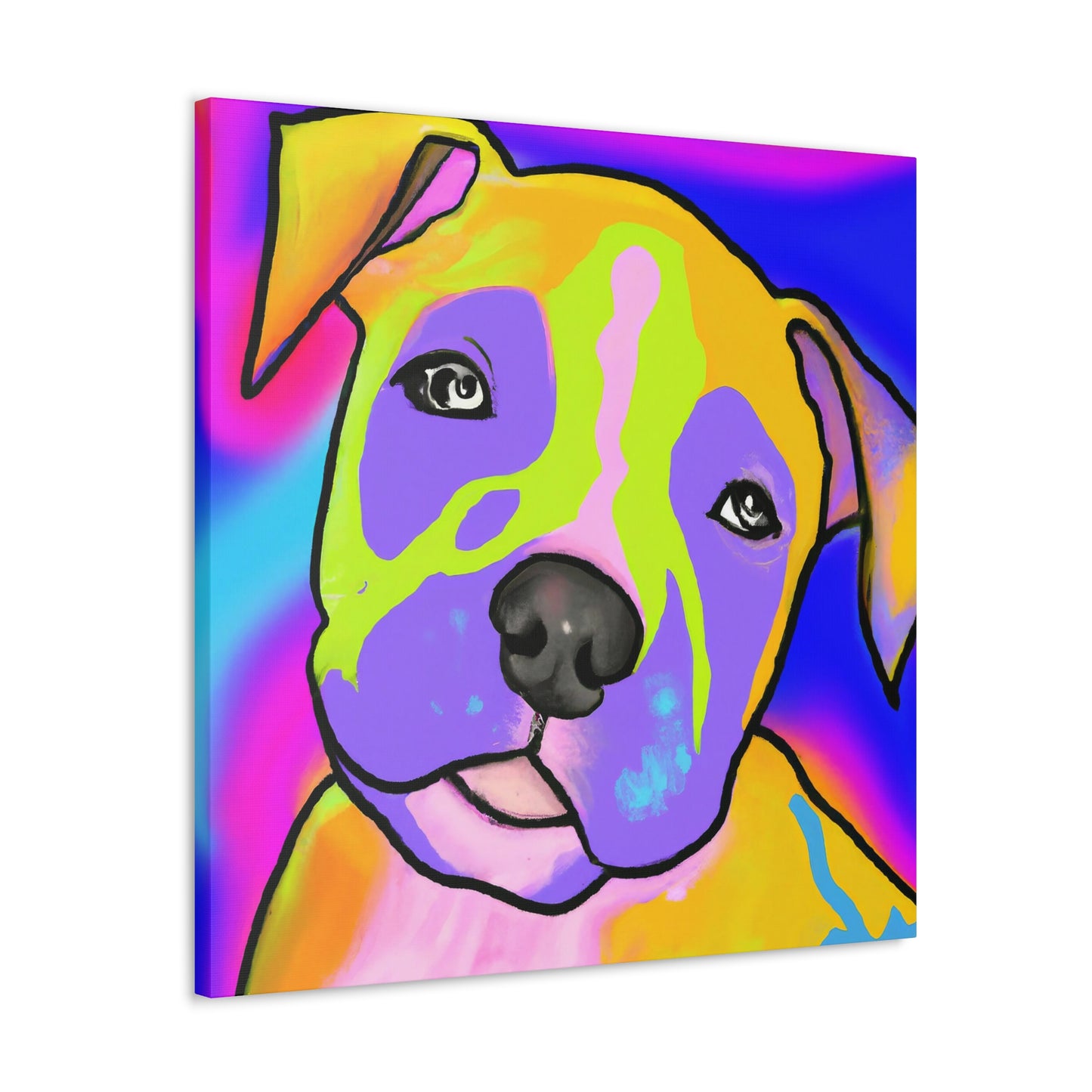 Rembrandt de Couronne - Pitbull Puppy - Canvas